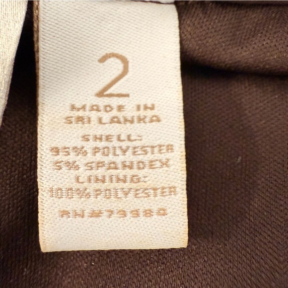 Chicos 2 (L 12/14) Maxi Dress Brown Ivory Medallion Geometric Print Sleeveless - Picture 10 of 11